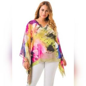 💛🌺 Watercolor flower top